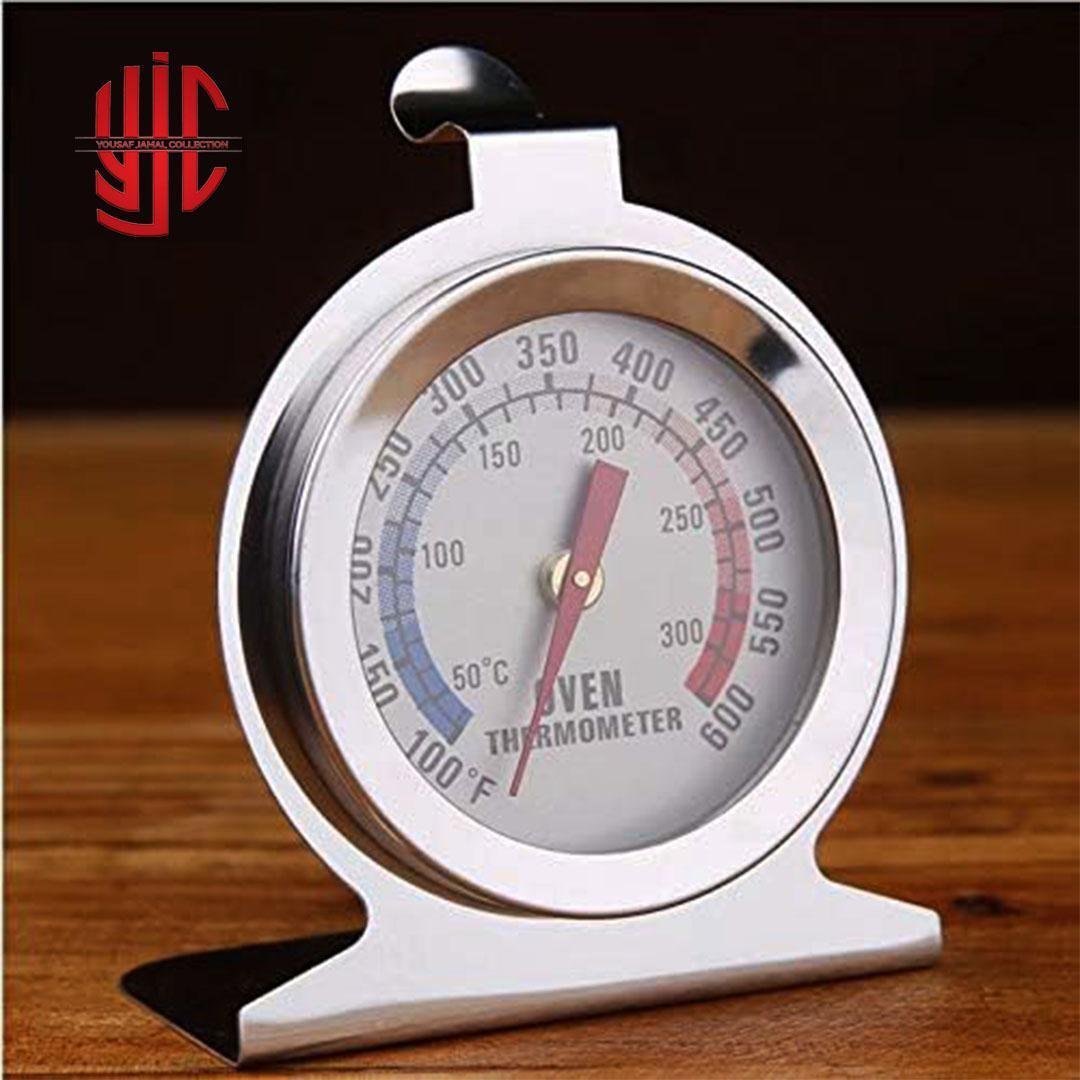yjc-ELTM-001-1.jpg Analog Oven Preheating Thermometer 50-600°C Stainless Steel - Image 1