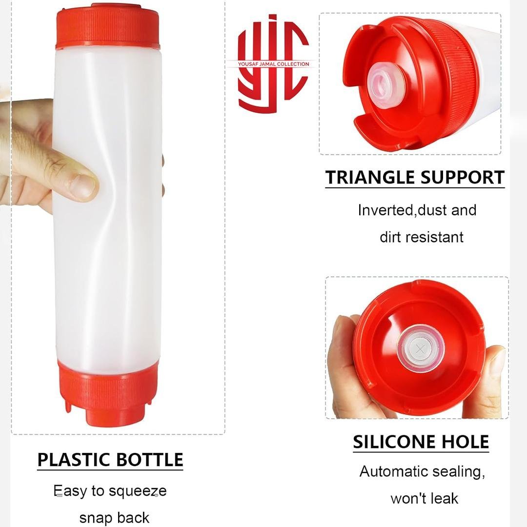 yjc-PLBT-R02-3-1-1.jpg Imported FIFO Ketchup Bottles 550ml - Image 1