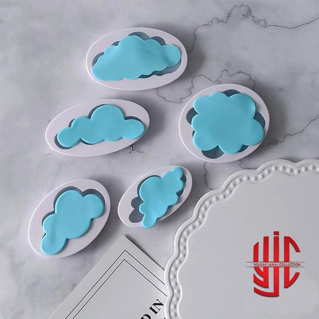 yjc-PLCT-014-1.jpg Plastic Fondant Cloud Shape Cutter Set - Image 1