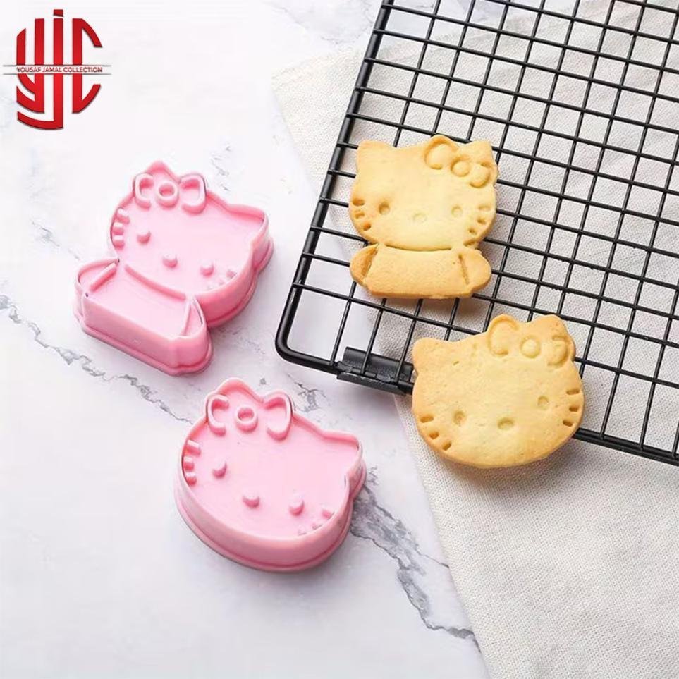 yjc-PLCT-024-1.jpg Plastic Kitty & Kitty Face Stamp Cutter Set - Image 1