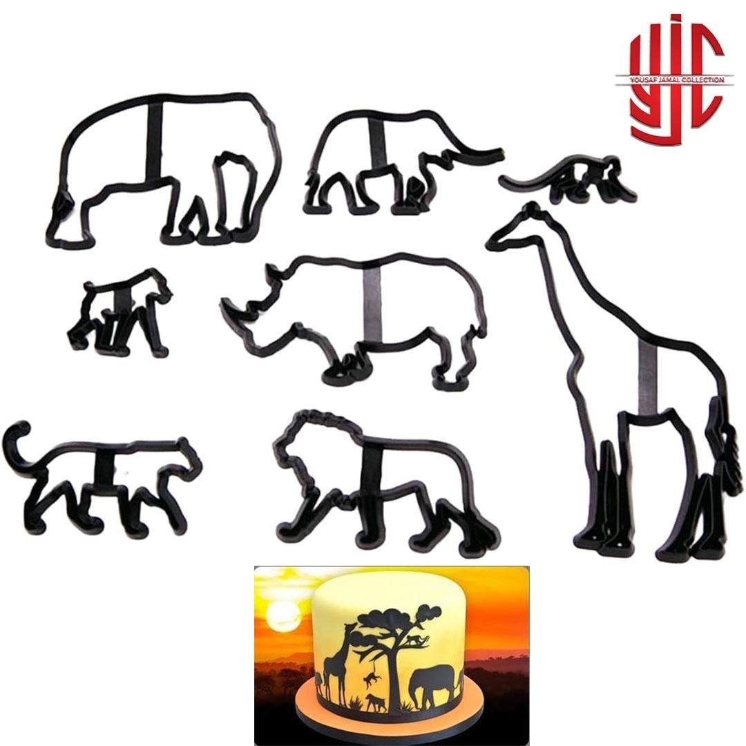 yjc-PLCT-029-1.jpg Plastic Animals Cutter 8 Pieces Set - Image 1