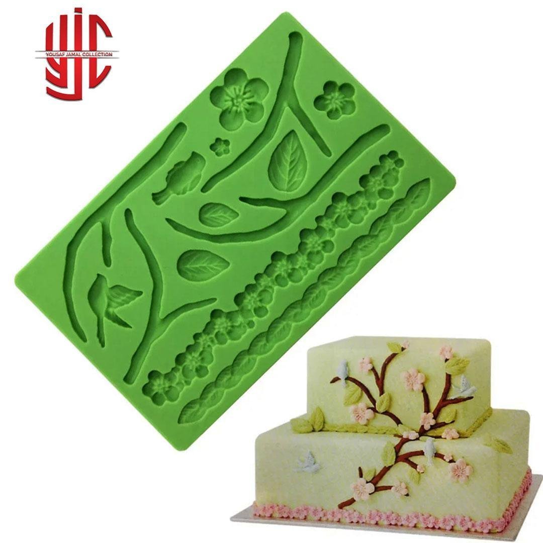 yjc-PLMO-019-1.jpg Silicon Nature Fondant Mold Sheet - Image 1