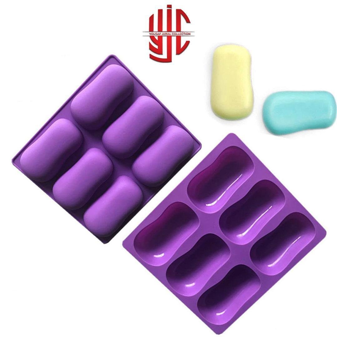 yjc-PLMO-020-1.jpg Silicon Safeguard Soap Mold 6 Cavities - Image 1