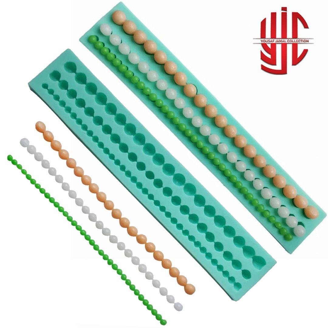 yjc-PLMO-037-1-2.jpg Silicon Beads Chocolate Paste Mold Three Strips In 3 Sizes - Image 1