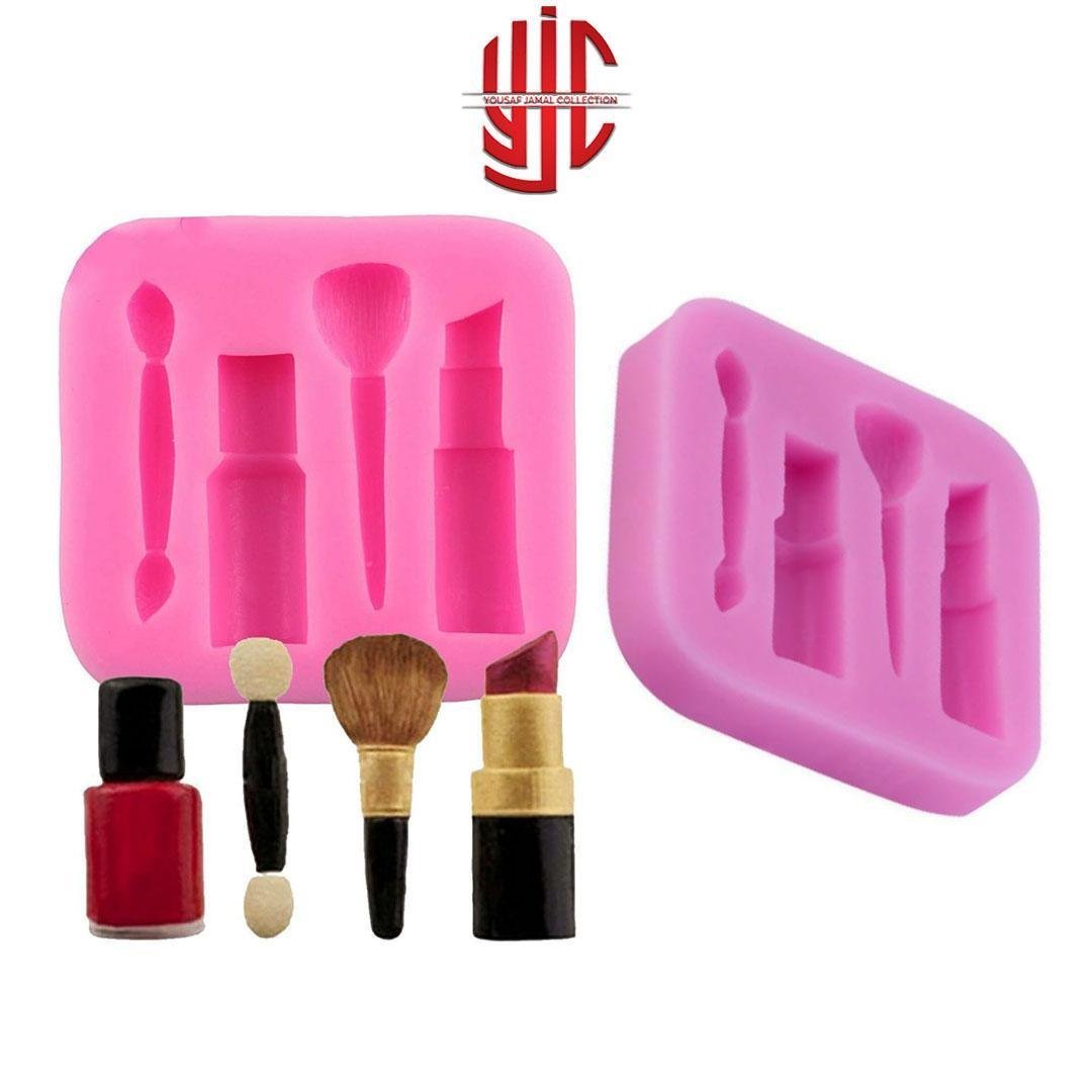yjc-PLMO-040-1.jpg Silicon Makeup Kit Chocolate Paste Mold 4 Cavities - Image 1