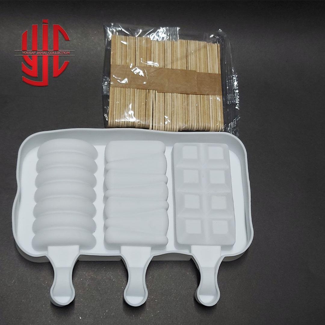 yjc-PLMO-104-1.jpg Silicon Ice Cream Mold Three Cavities Different Ice Cream - Image 1