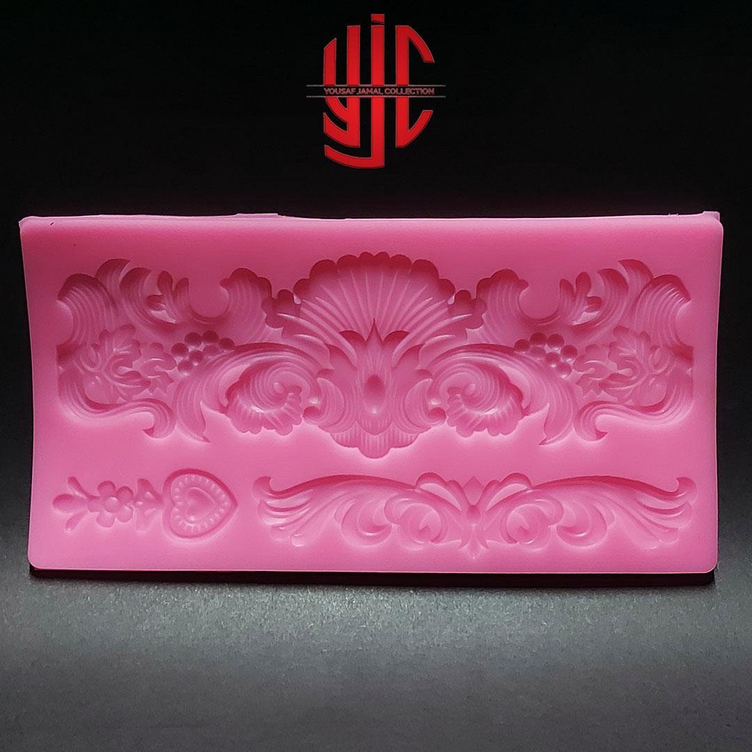 yjc-PLMO-107-1.jpg Silicon Heart Locket Chocolate Paste Mold - Image 1