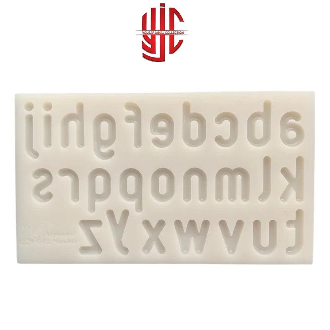 yjc-PLMO-118-1.jpg Silicon Small Round Corner Alphabets Paste Mold - Image 1