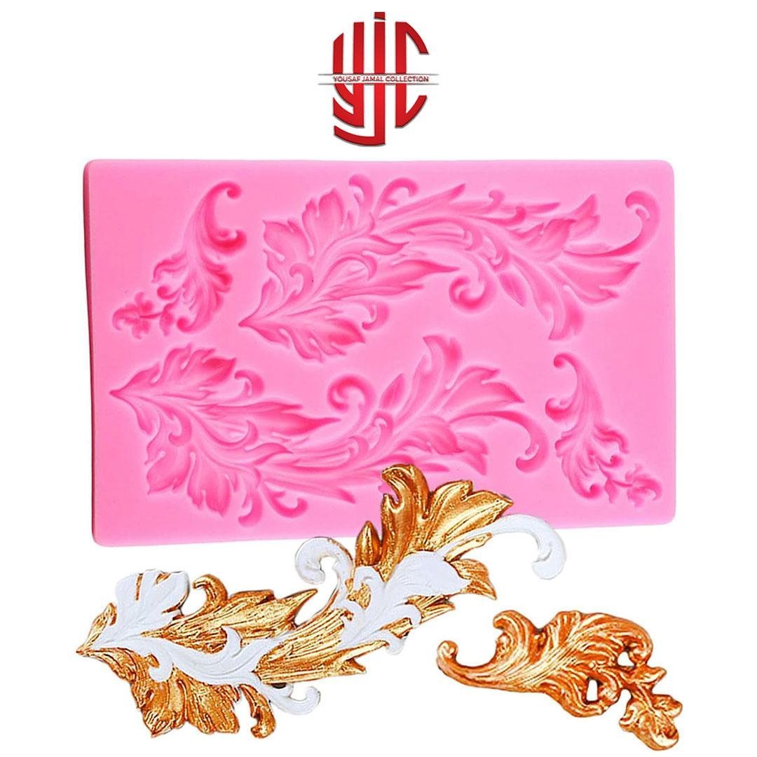 yjc-PLMO-126-1.jpg Silicon Baroque Royal Unique Lace Paste Mold 4 Cavities - Image 1