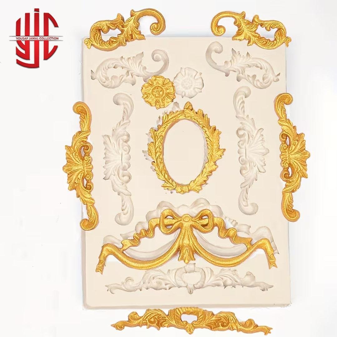 yjc-PLMO-168-1.jpg Baroque Scroll Fondant Mold 8 Cavity - Image 1