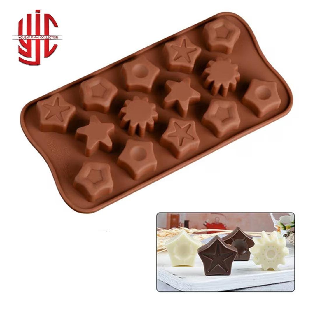yjc-PLMO-187-1.jpg Silicon Pentagonal Stars Mold 14 Cavity - Image 1