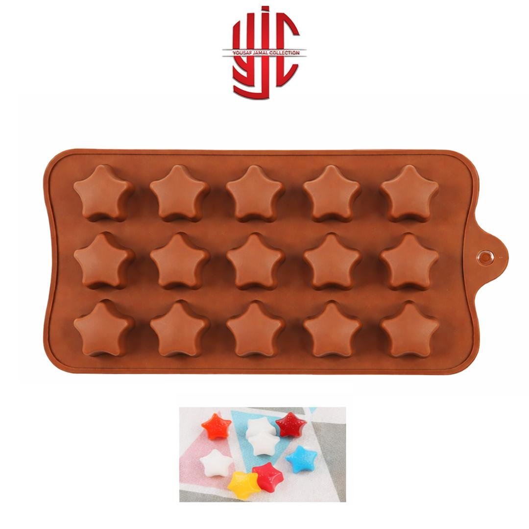 yjc-PLMO-188-1.jpg Silicon Stars Mold 15 Cavity - Image 1
