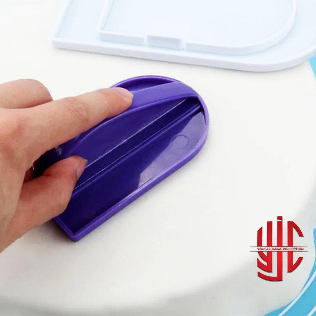 yjc-PLSM-001-1.jpg Plastic Fondant Cake Smoother Double Surface - Image 1