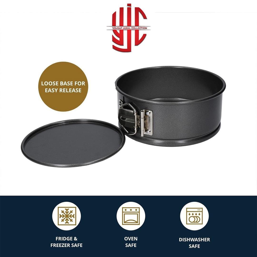 yjc-STPN-039-2.jpg Carbon Steel Cake Pan Non Stick With Loose Base 15cm - Image 1