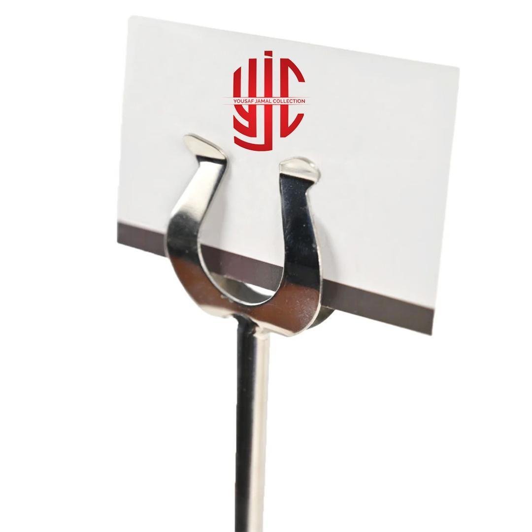 yjc-STSD-001-4-5.jpg Imported Menu Card Holder Stainless Steel - Image 1