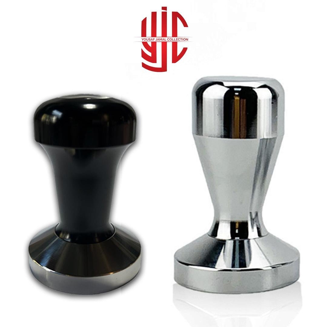 yjc-STTM-001.jpg Imported Coffee Tamper Stainless Steel - Image 1