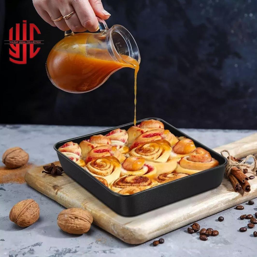 yjc-STTR-012-1.jpg Square Pizza Pan Carbon Steel Non Stick 23cm - Image 1