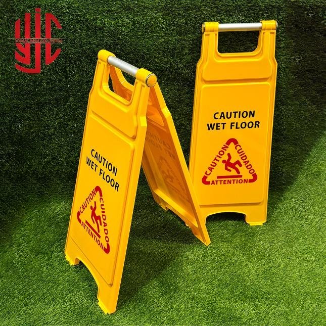 yjc-jtsn-001-3.jpg Imported Wet Caution Sign Standable - Image 1